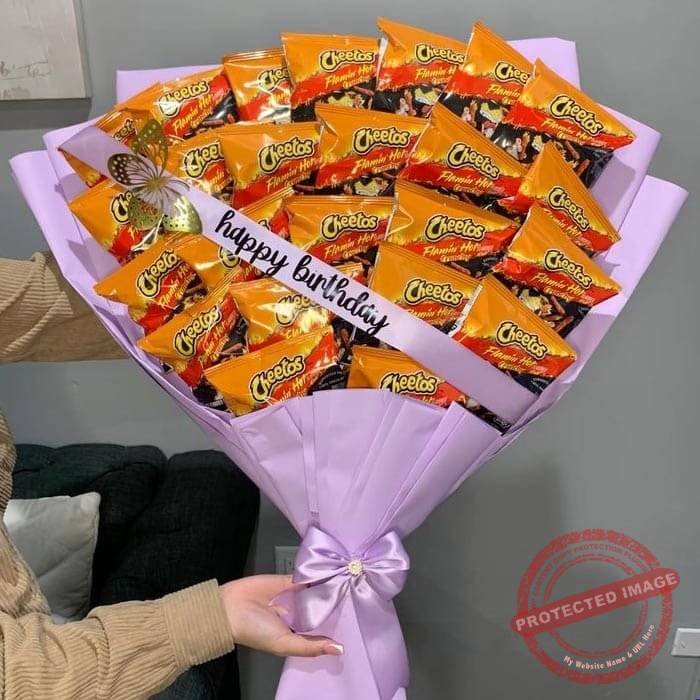 Cheetos Bouquet Cheetos Bouquet for Valentines Day