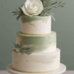 3 Tier Modish Cake by O’Clock in Lahore for Wedding