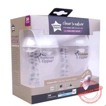Tommee Tippee Baby Feeding Bottle 2 Pcs gift by New Born Baby
