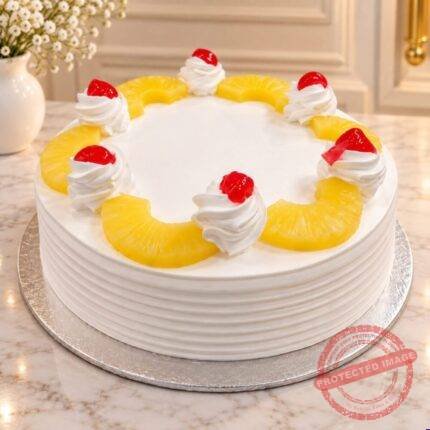 Pineapple Regular Cake gift delivery in Faisalabad