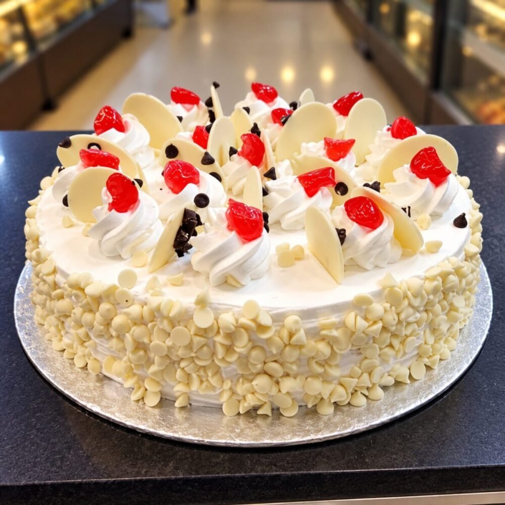 White Forest Cake White Forest Cake gift delivery in Faisalabad