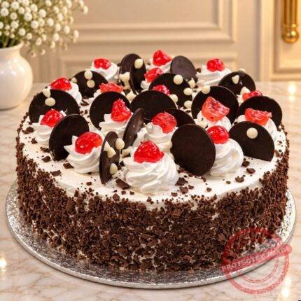 Black Forest Special Cake gift delivery in Faisalabad