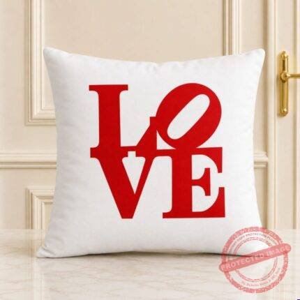 Red Love Cushion for Valentines Day