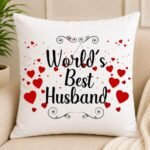World’S Best Husband Cushion gift delivery in Pakistan