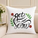Get Well Soon Cushion gift delivery in Pakistan