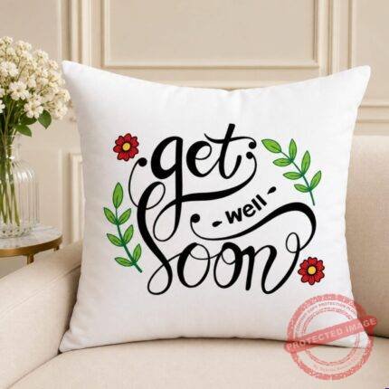 Get Well Soon Cushion gift delivery in Pakistan