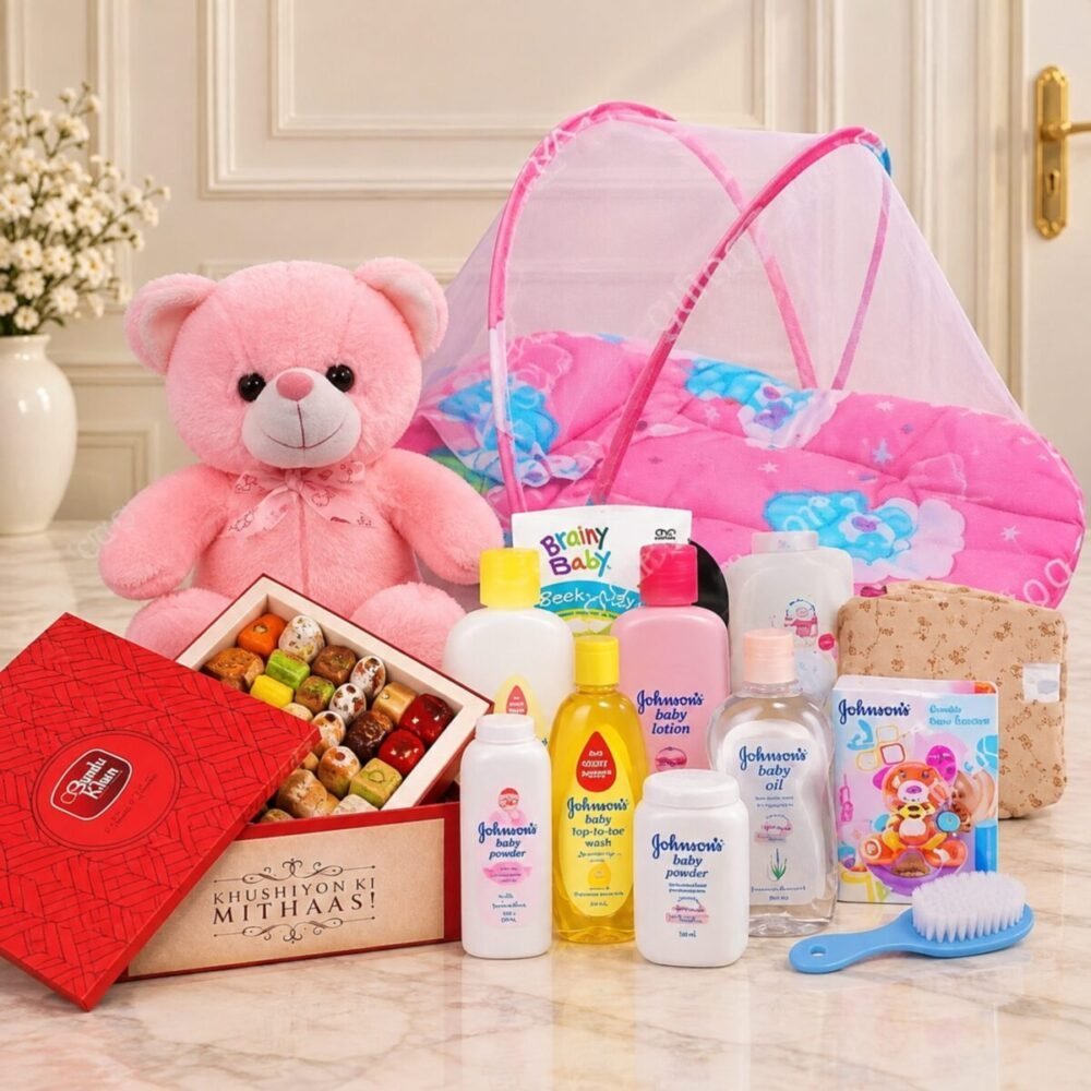 New Born Baby Girl Deal 5 New Born Baby Girl Deal 5 gift delivery in Pakistan