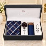 Navy Argyle Men Accessories Box gift delivery in Pakistan