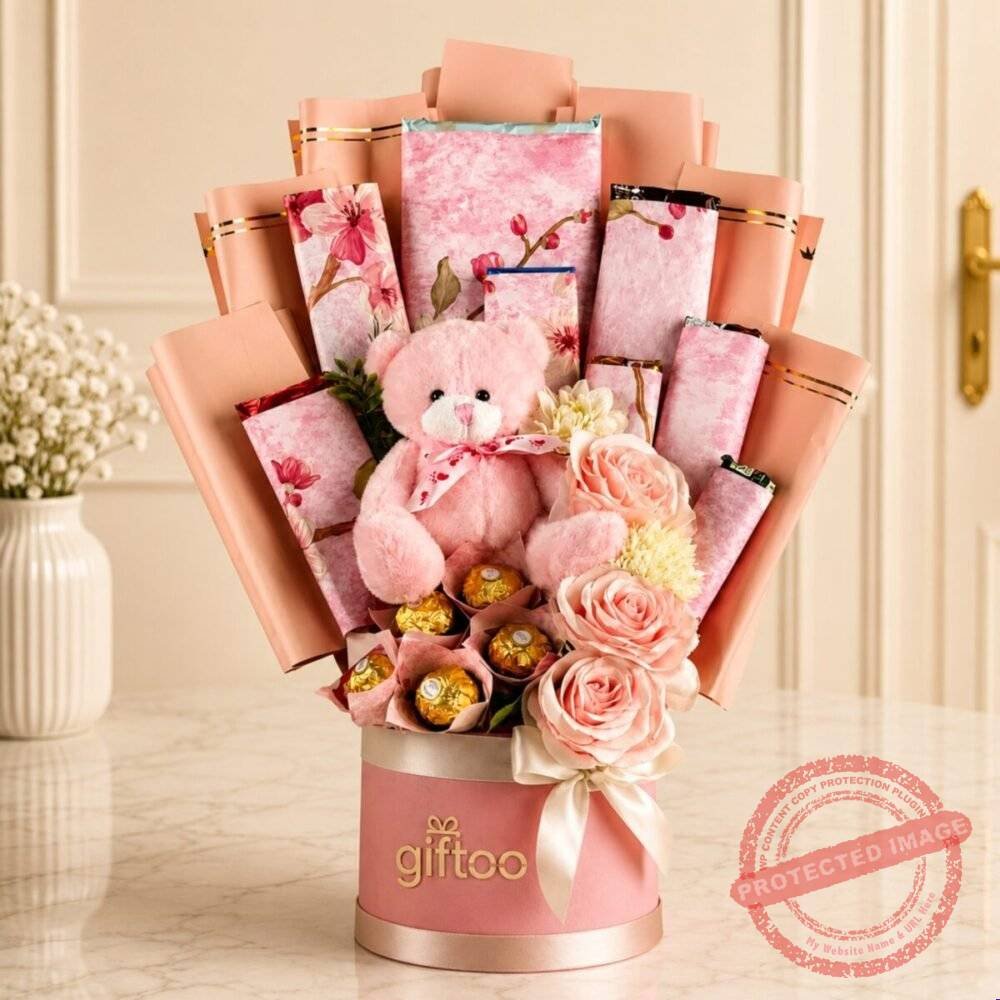 Rose Gold Hamper Rose Gold Hamper for Wedding