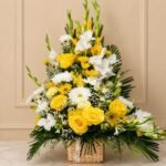 Imported Flowers Basket gift delivery in Pakistan