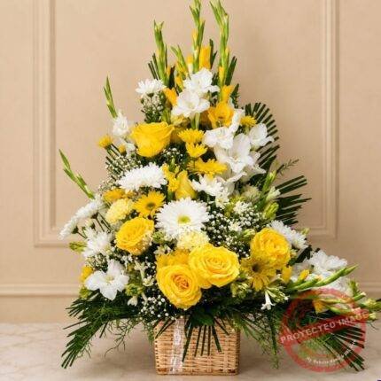 Imported Flowers Basket gift delivery in Pakistan