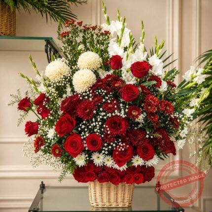Imported Flowers Basket gift delivery in Pakistan