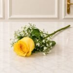 Imported Rose Long Stem 1 Yellow by & in Lahore