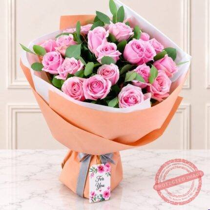 Imported Pink Bunch gift delivery in Pakistan