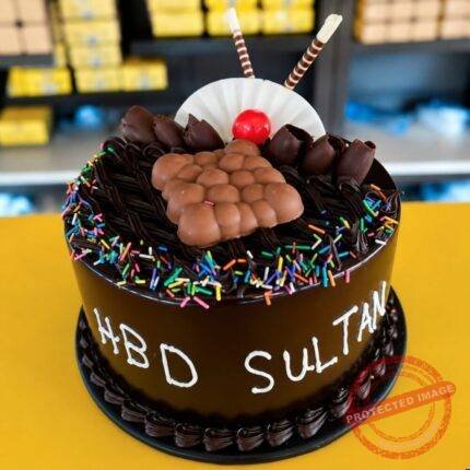Dairy Milk Bubbly Cake gift delivery in Pakistan