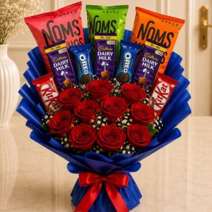 Crunch Bouquet chocolate gift for Valentines Day