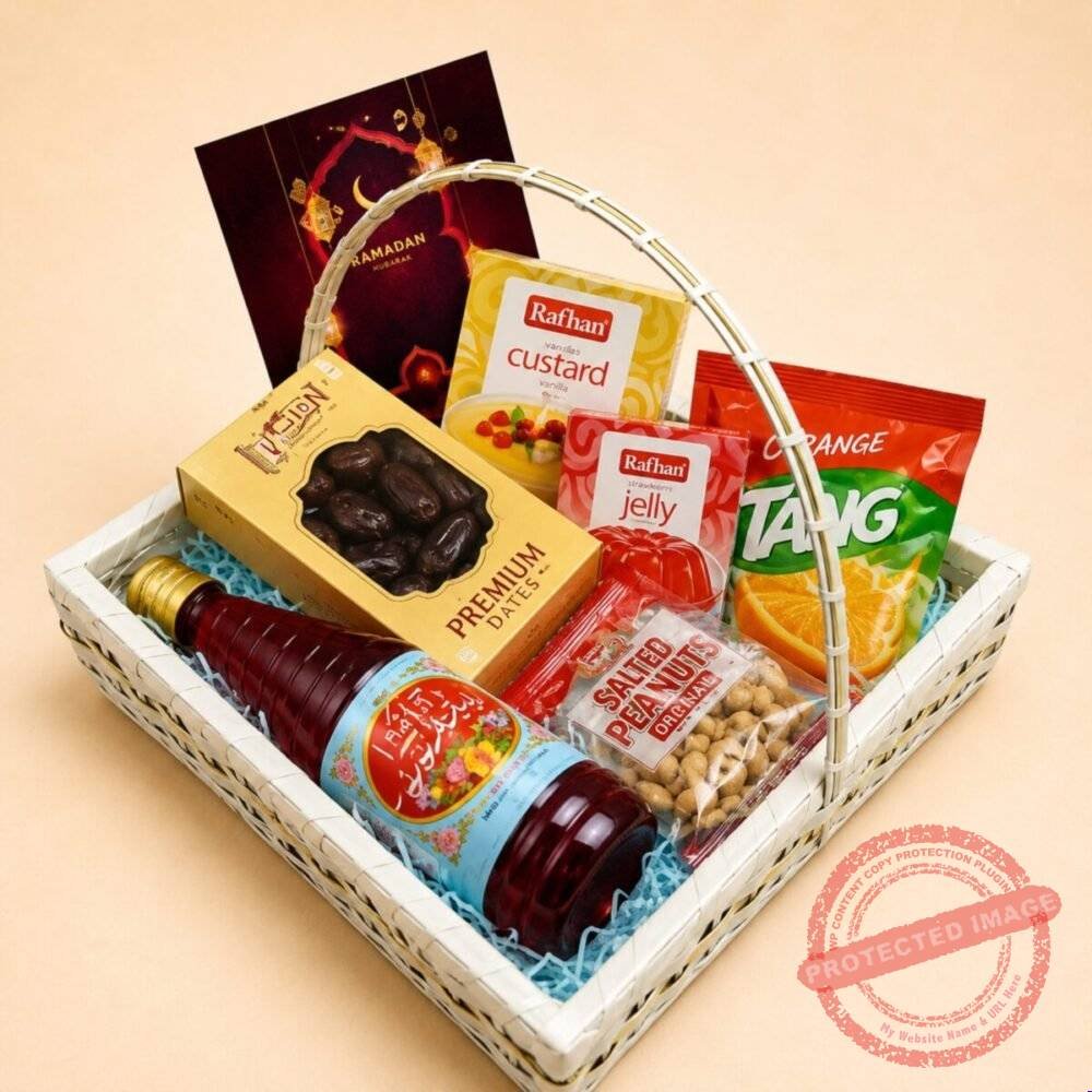 Pleasant Basket Pleasant Basket Islamic gift by Hajj Mubarak for Ramadan