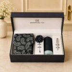 Black/Green Paisley Men Accessories Box gift delivery in Pakistan