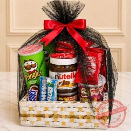 Chips and Chocolates Basket gift delivery in Pakistan