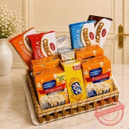 Basket of Munching Goodies by Baskets
