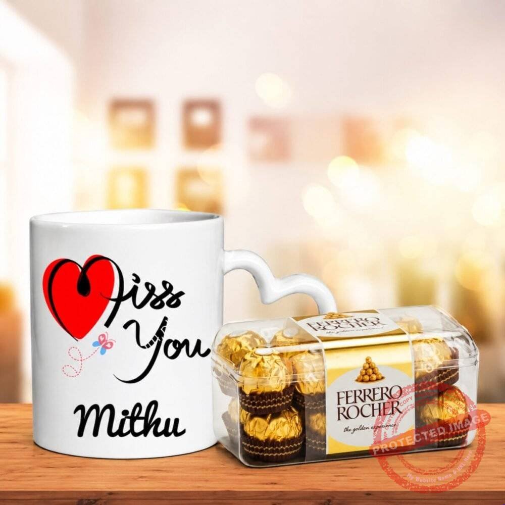 Miss You Rocher and Mug Miss You Rocher and Mug gift for Sorry
