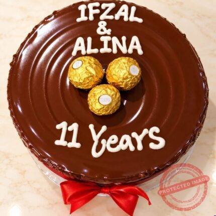 Ferrero Rocher Cake gift delivery in Pakistan