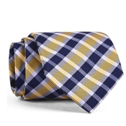 Golden Check Tie gift delivery in Pakistan