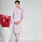 Lilac Blended Unstitched Suit gift delivery in Pakistan