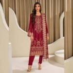 3 Piece Lawn Suit – Embroidered (Unstitched) gift delivery in Pakistan