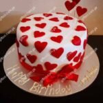 Heart Shape Cake gift delivery in Lahore