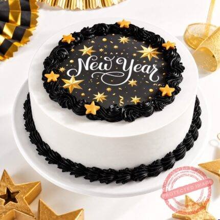 New Year Designer Cake gift