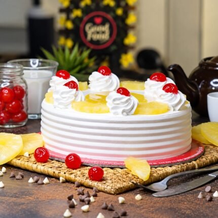 Pineapple Cake by Black & Brown in Hyderabad