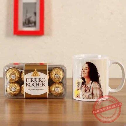 Ferrero Rocher and Printed Mug gift delivery in Pakistan