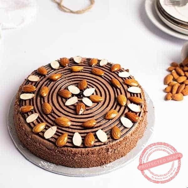 Almond Roasted Chocolate Cake Almond Roasted Chocolate Cake gift delivery in Pakistan