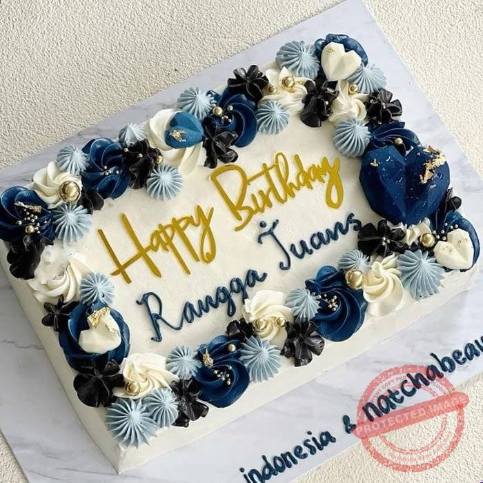 Birthday Square Cake Birthday Square Cake by O’Clock in Lahore
