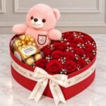 Teddy in Heart gift delivery in Pakistan