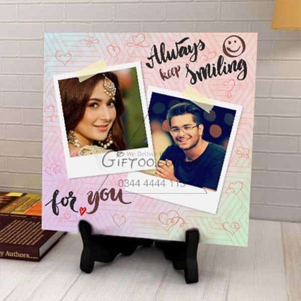 Forever Pic Cushion Pictures Printed Tile gift delivery in Pakistan