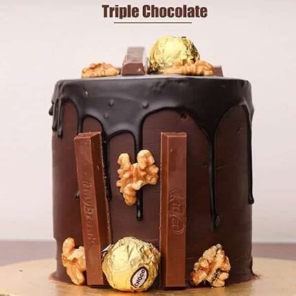 Triple Chocolate Cake gift delivery in Multan