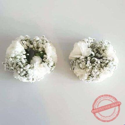 Gajra Pair in Imported Flowers gift for Congratulations